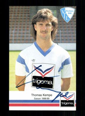 Thomas Kempe Autogrammkarte Arminia Bielefeld 1988-89 2. Karte Original Signiert