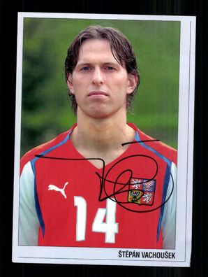 Stephan Vachousek Autogrammkarte Tschechiesche Nationalmannschaft Original