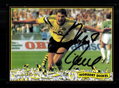 Norbert Dickel Autogrammkarte Borussia Dortmund Original Signiert + 2