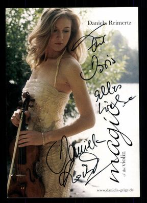 Daniela Geige Autogrammkarte Original Signiert ## BC 41260