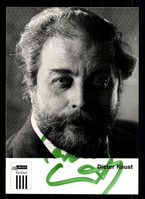 Dieter Knust Autogrammkarte Original Signiert # BC 45978