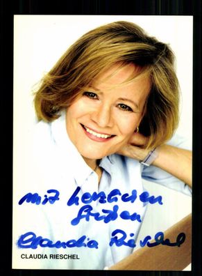 Claudia Rieschel Rüdel Autogrammkarte Original Signiert + F 185