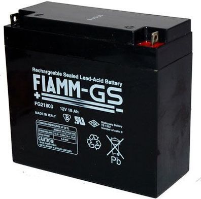 Fiamm - FG21803 - 12 Volt 18Ah Pb - VdS