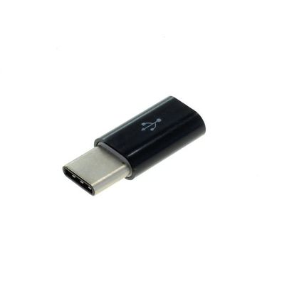OTB - Adapter - Micro-USB 2.0 Buchse auf USB Type C (USB-C) Stecker - schwarz