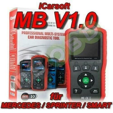 iCarsoft MB v1.0 Profi Diagnose für Smart Sprinter Mercedes Diagnose Scanner