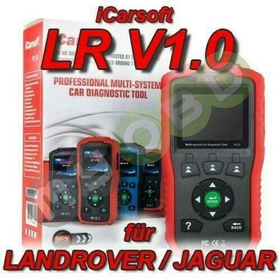 iCarsoft LR v1 Profi Diagnose für LandRover Jaguar Öl Service Motor ABS Airbag