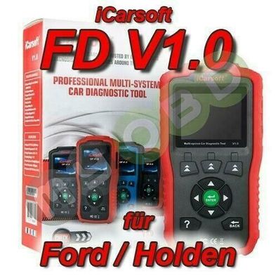 iCarsoft FD v1 Profi Diagnose für Ford Holden ABS Airbag Motor Getriebe Service