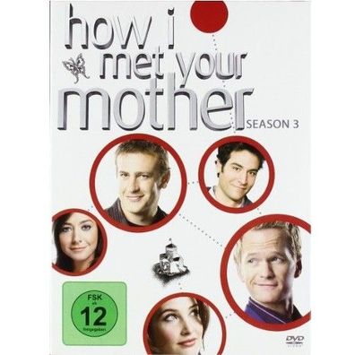 20 Episoden 3x DVD How I mit your mother "Romantisch, Komisch, Spannend" Season 3
