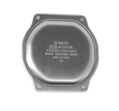 Casio Ersatzdeckel | Uhrendeckel Edelstahl für Collection AE-2000WD