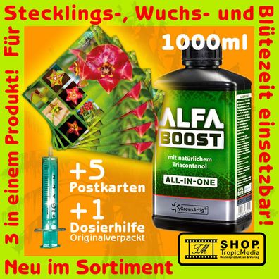 ALFA Boost 1000ml - Der Stecklings-, Wachstums- und Blütenbooster 1 Liter