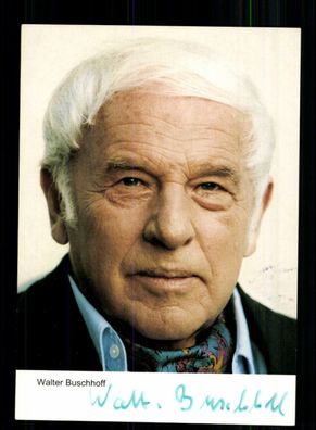 Walter Buschhoff Rüdel Autogrammkarte Original Signiert + F 93