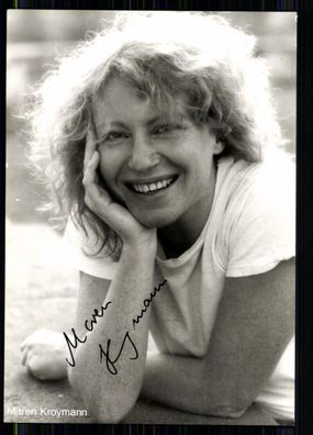 Maren Kroymann Rüdel Autogrammkarte Original Signiert## BC 4240
