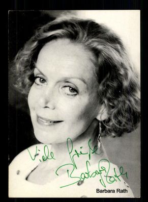 Barbara Rath Rüdel Autogrammkarte Original Signiert + F 382