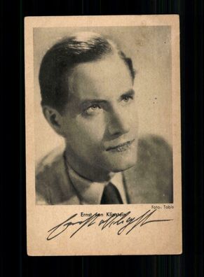 Ernst von Kirchstein das Programm von heute Autogrammkarte Original + F 28