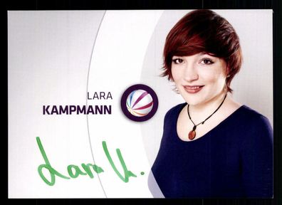 Lara Kampmann SAT 1 Autogrammkarte Original Signiert # BC 46252
