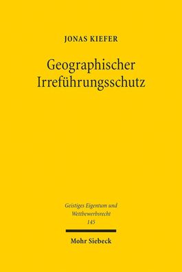 Geographischer Irref?hrungsschutz: Eine Analyse der Vorschriften des Kennze ...