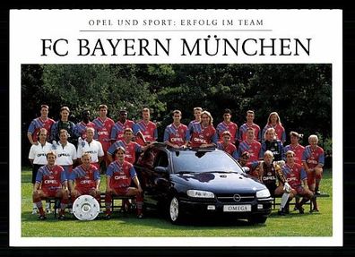 Bayern München Orig. Mannschaftskarte 1994-95 TOP + C 93