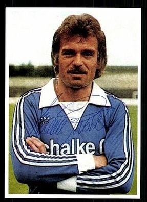 Manfred Ritschel Schalke 04 70er Jahre Autogrammkarte Orig. Signiert