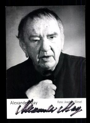 Alexander May Autogrammkarte Original Signiert + F 299