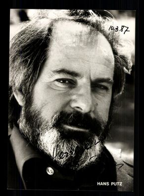 Hans Putz Rüdel Autogrammkarte Original Signiert + F 353