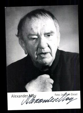 Alexander May Autogrammkarte Original Signiert + F 300