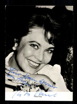 Rita Paul Autogrammkarte Original Signiert + F 413
