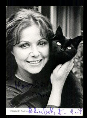 Elisabeth Endriss Autogrammkarte Original Signiert + F 411