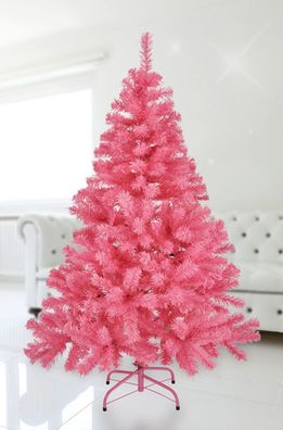 Künstlicher Weihnachtsbaum groß - 150 cm / rosa - Deko Kunst Tannen Christ Baum