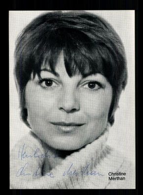 Christine Merthan Autogrammkarte Original Signiert + F 352
