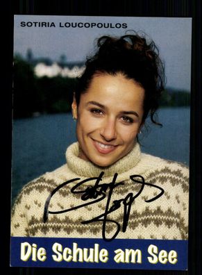 Sotiria Loucopoulos Die schule am See Autogrammkarte Original Signiert + F 679