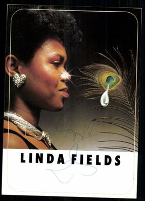 Linda Fields Aufkleber Original Signiert ## BC 15110