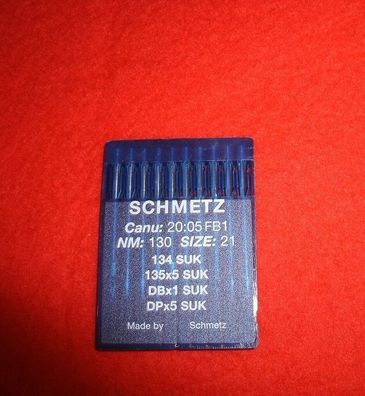 Schmetz-Rundkolbennadeln System 134 SUK