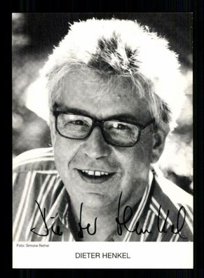 Dieter Henkel Autogrammkarte Original Signiert + F 662
