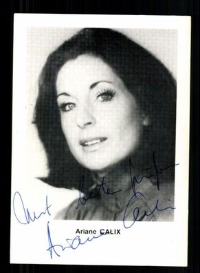 Ariane Calix Autogrammkarte Original Signiert + F 629