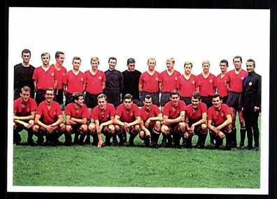 1 FC Nürnberg Mannschaftskarte 1966-67