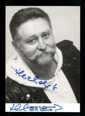 Harald P. Wieczorek Autogrammkarte Original Signiert + F 587