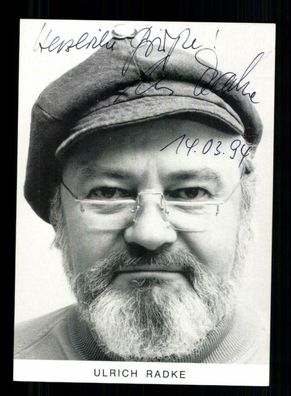 Ulrich Radke Autogrammkarte Original Signiert + F 690