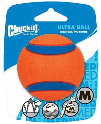 Chuckit!-Ultra-Ball M (ø 6 cm) / Inhalt: 1 Ball
