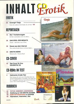 CD-Erotik unzensiert! 02-03-1998 ohne CD Computermagazin mit Themenbereich Erotik-CD