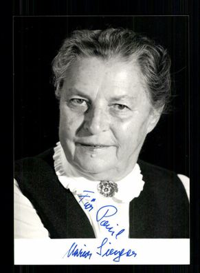 Maria Singer Autogrammkarte Original Signiert + F 582
