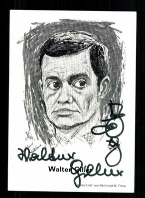Walter Giller Autogrammkarte Original Signiert + F 699