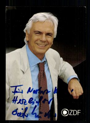 Dieter Kürten ZDF Autogrammkarte Original Signiert + F 570