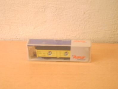 Schienenreinigungswagen "Cif" in gelb von Roco 1:160