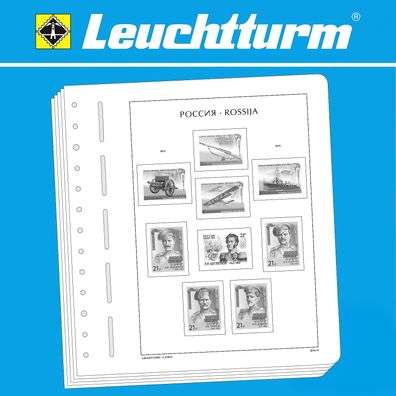 Leuchtturm SF-Vordruckblätter Rußland 1857-2022 Varianten Auswahl