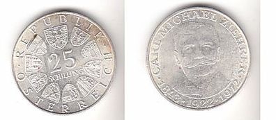 25 Schilling Silber Münze Österreich Carl Michael Ziehrer 1972