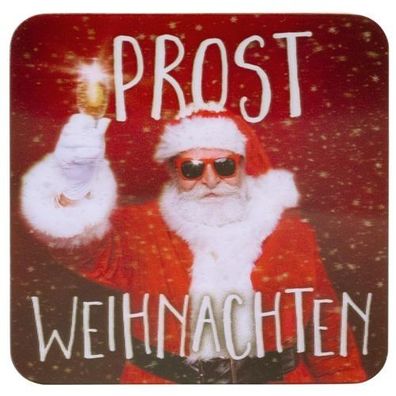 Sheepworld 3D Winter 2020 Untersetzer Coaster "Prost Weihnachten" Neuware