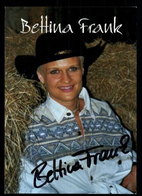 Bettina Frank Autogrammkarte Original Signiert ## BC 46589