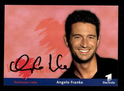 Angelo Franke Verbotene Liebe Autogrammkarte Original Signiert # BC 91119
