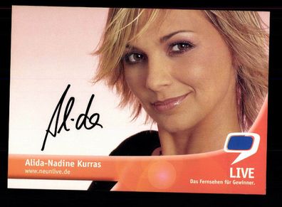 Alida Nadine Kurras Autogrammkarte Original Signiert # BC 86987