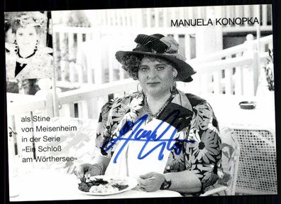 Manuela Konopka Autogrammkarte Original Signiert ## BC 30449